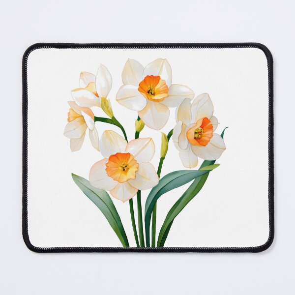 Item preview, Watercolor Daffodil Delight designed and sold by BobaBunny76.