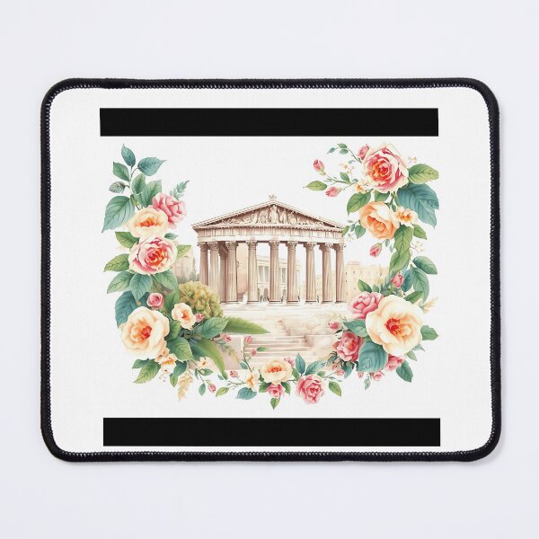 Item preview, Ancient Rome with Vintage Floral Watercolor designed and sold by sharon1210.
