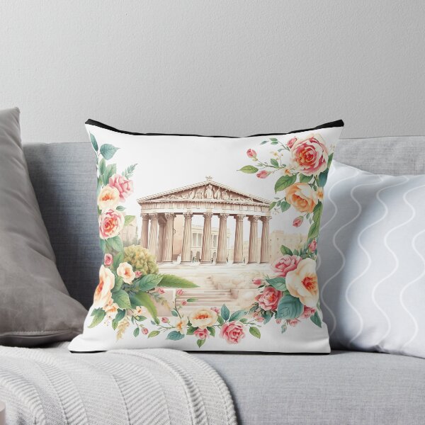 Item preview, Ancient Rome with Vintage Floral Watercolor designed and sold by sharon1210.