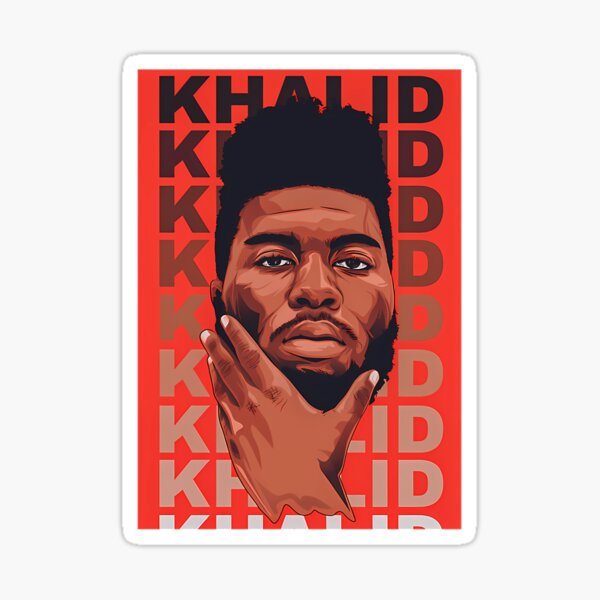 American Singer Khalid Sticker