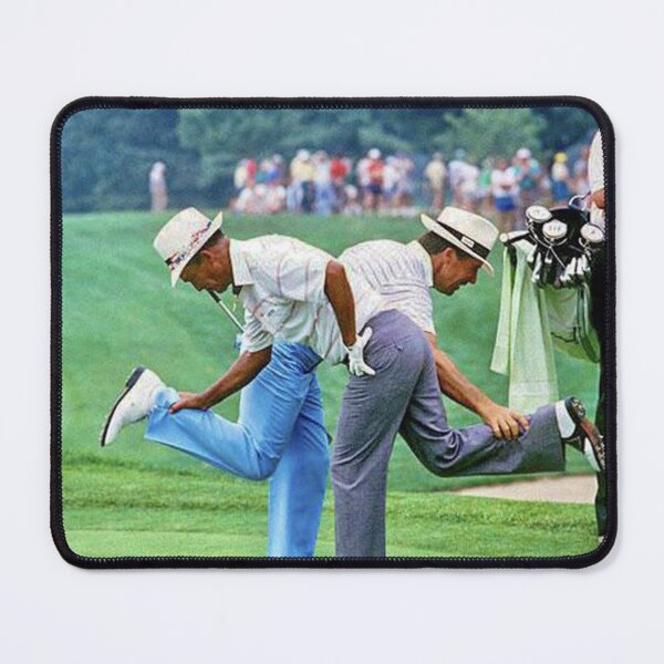 Item preview, Chi Chi Rodriguez and Gary Player ankle shake during a 1987 senior tour event designed and sold by jeRomeAlLen.
