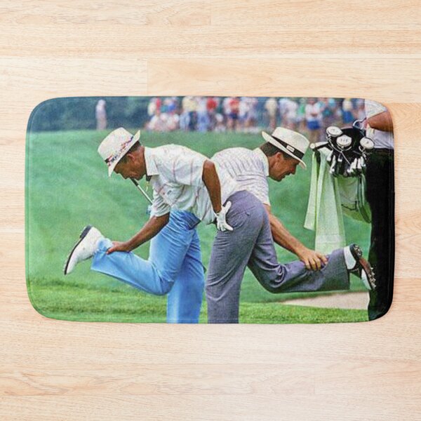 Item preview, Chi Chi Rodriguez and Gary Player ankle shake during a 1987 senior tour event designed and sold by jeRomeAlLen.