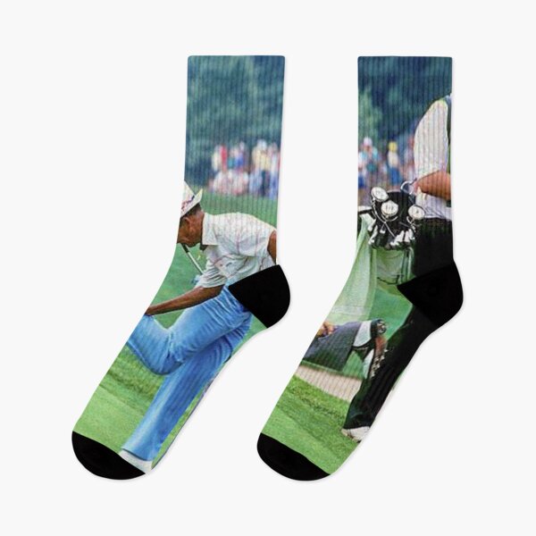 Item preview, Chi Chi Rodriguez and Gary Player ankle shake during a 1987 senior tour event designed and sold by jeRomeAlLen.