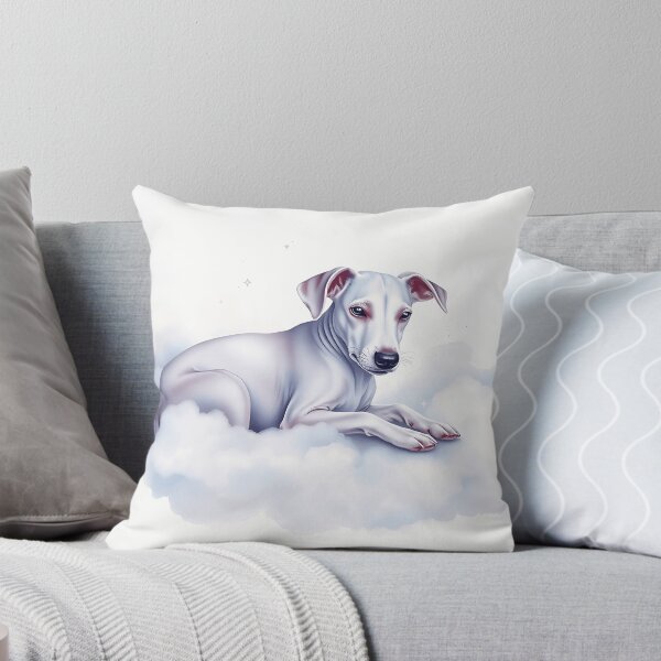 Item preview, Lavender Whippet on Clouds designed and sold by sharon1210.