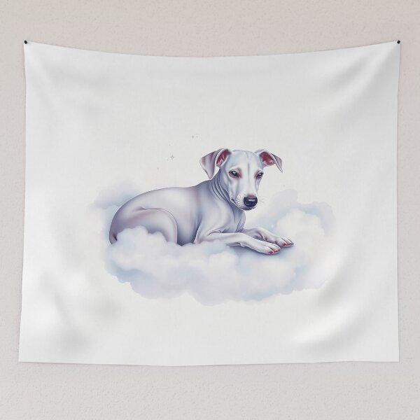Item preview, Lavender Whippet on Clouds designed and sold by sharon1210.