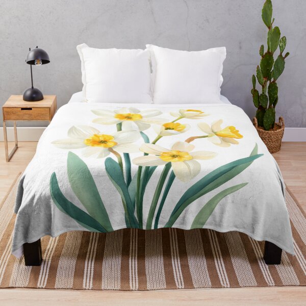Item preview, Watercolor Daffodil Delight designed and sold by BobaBunny76.