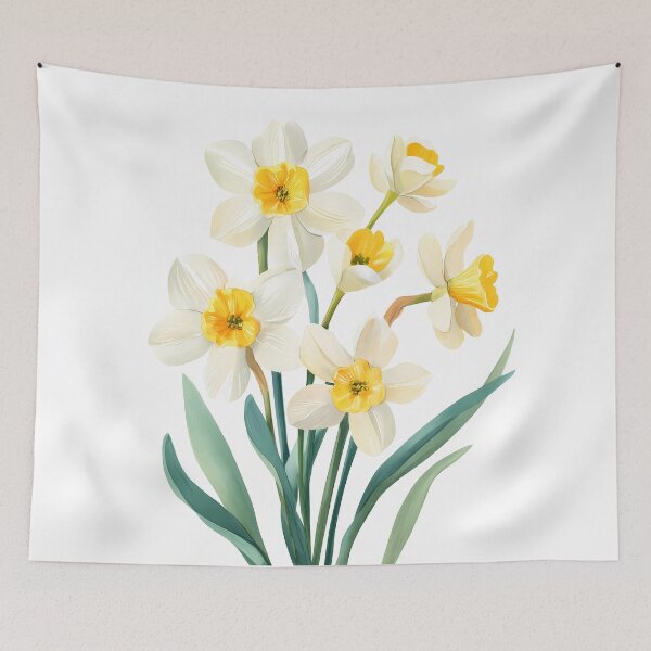 Item preview, Watercolor Daffodil Delight designed and sold by BobaBunny76.