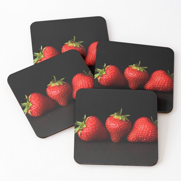Item preview, Three Strawberries On Black designed and sold by Alan Harman.
