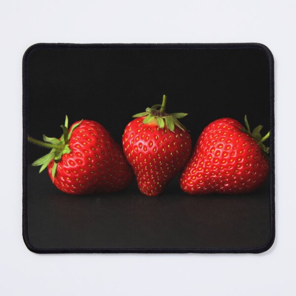 Item preview, Three Strawberries On Black designed and sold by Alan Harman.