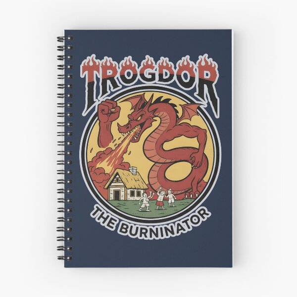 Item preview, Trogdor The Burninator Retro Dragon Illustration designed and sold by EchoPrint Co..
