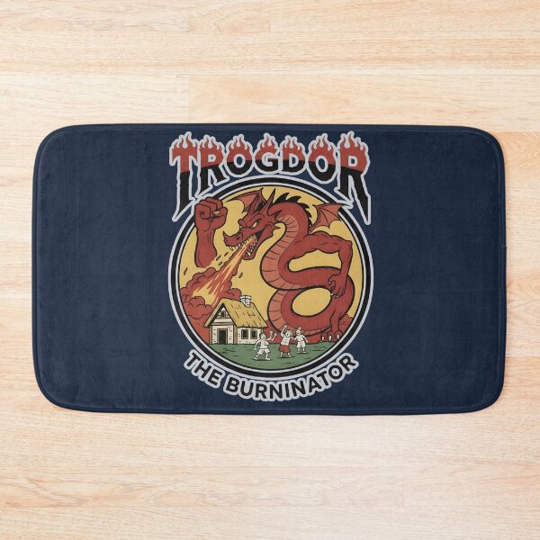 Item preview, Trogdor The Burninator Retro Dragon Illustration designed and sold by EchoPrint Co..