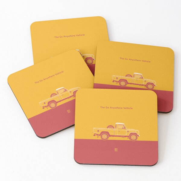 Item preview, Yellow Landy The Go Anywhere Vehicle - Automotive Illustration designed and sold by Jalan Jalan Sore.