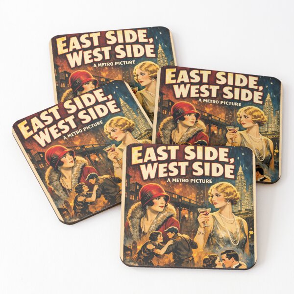 Item preview, East Side West Side - Vintage Movie Poster Design designed and sold by Mauswohn.