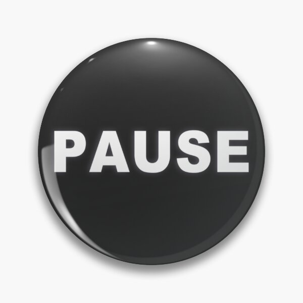 Artikelvorschau, PAUSE — Weißer minimalistischer Fettdruck-Ausdruck entworfen und verkauft von WORDPAUSE.