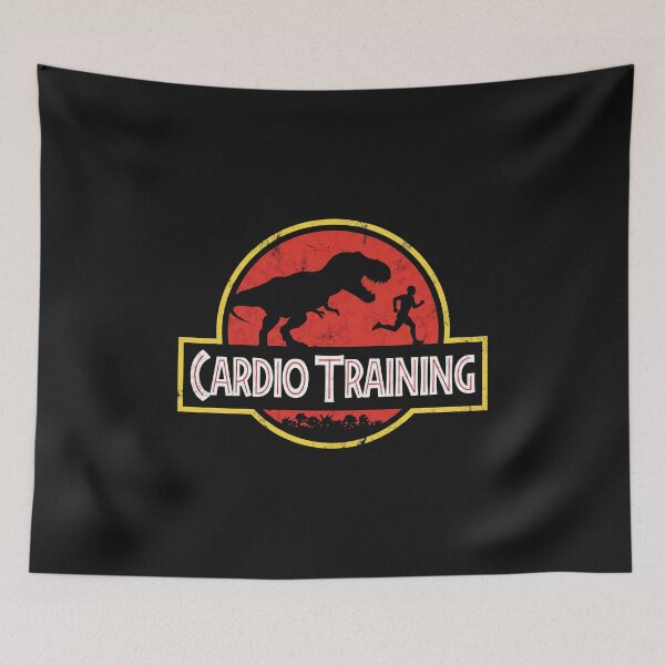 Item preview, Cardio Training T-Rex Funny Fitness designed and sold by AdyKurniawan.