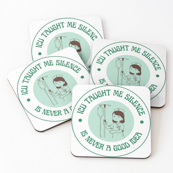 Item preview, ICU Taught Me Silence Is Never a Good Sign designed and sold by Common Mood.