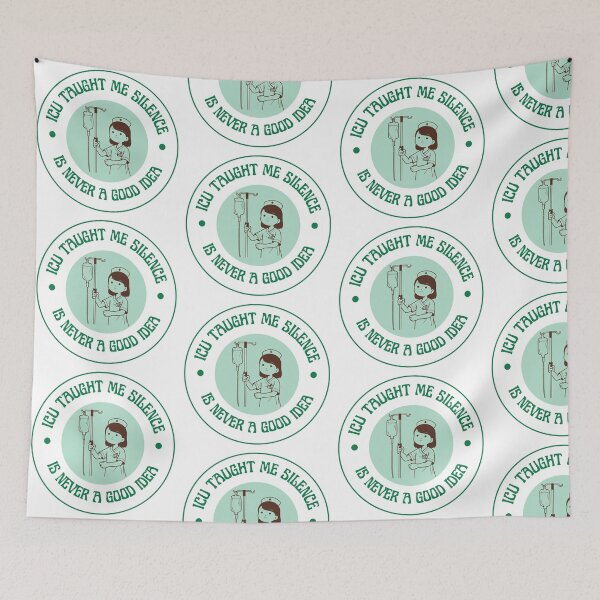 Item preview, ICU Taught Me Silence Is Never a Good Sign designed and sold by Common Mood.