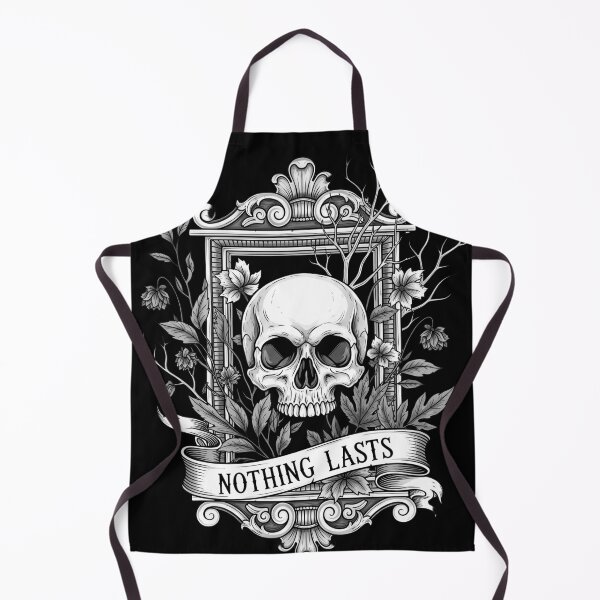 Item preview, Nothing Lasts Skull Frame and Dead Leaves designed and sold by nuel-art.