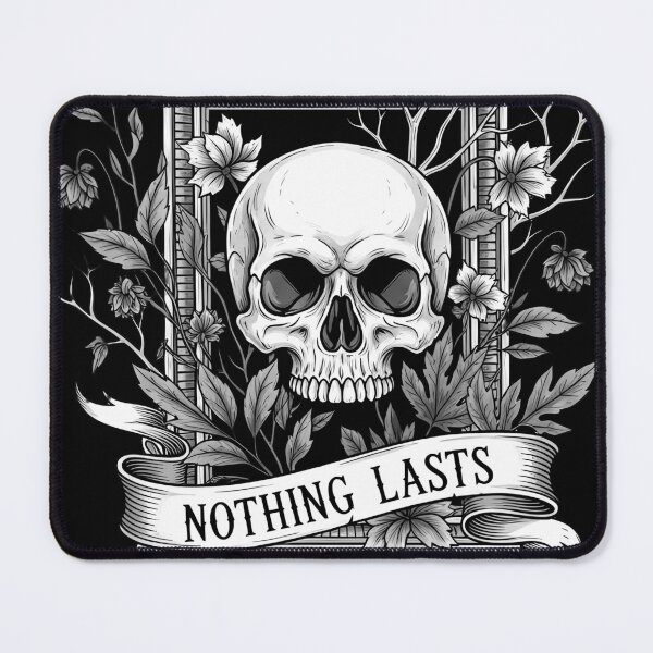 Item preview, Nothing Lasts Skull Frame and Dead Leaves designed and sold by nuel-art.