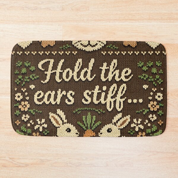 Item preview, Hold the ears stiff – knit design bunnies designed and sold by Mauswohn.