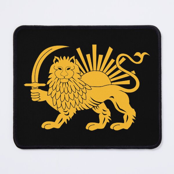 Item preview, Lion and Sun Emblem of Iran designed and sold by wickedcartoons.