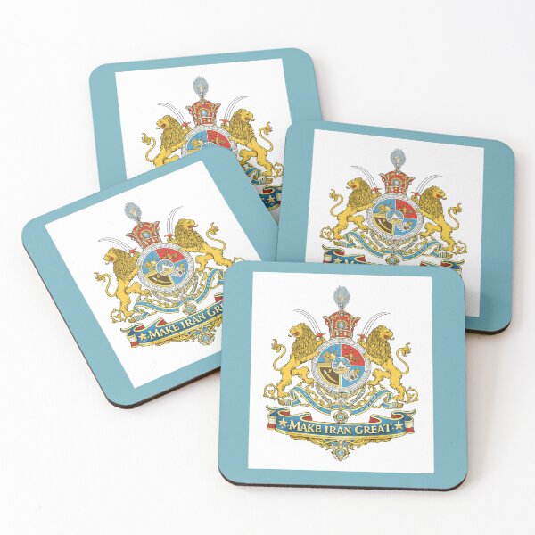 Item preview, Make Iran Great – Imperial Lion & Sun Heraldic Emblem designed and sold by Farvahar Persian Soul.