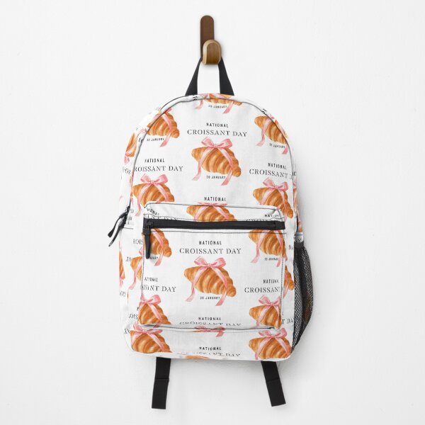 Item preview, National Croissant Day January 30 Watercolor Pastry designed and sold by Whimsy Works.