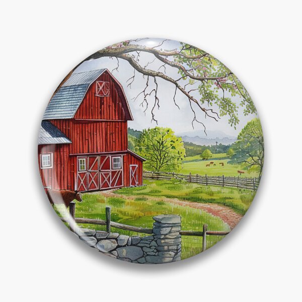 Item preview, The Beauty Of The Red Barn designed and sold by JonnaHurmerinta.