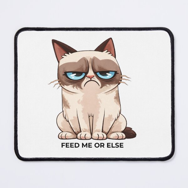 Item preview, Grumpy Cat Feed me or else designed and sold by mumforlife.