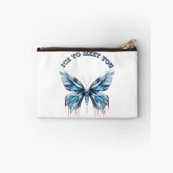 Item preview, Luminous Glacier Moth: Aliencore Radiant Crystal Insect Art designed and sold by HopeAndHustle.