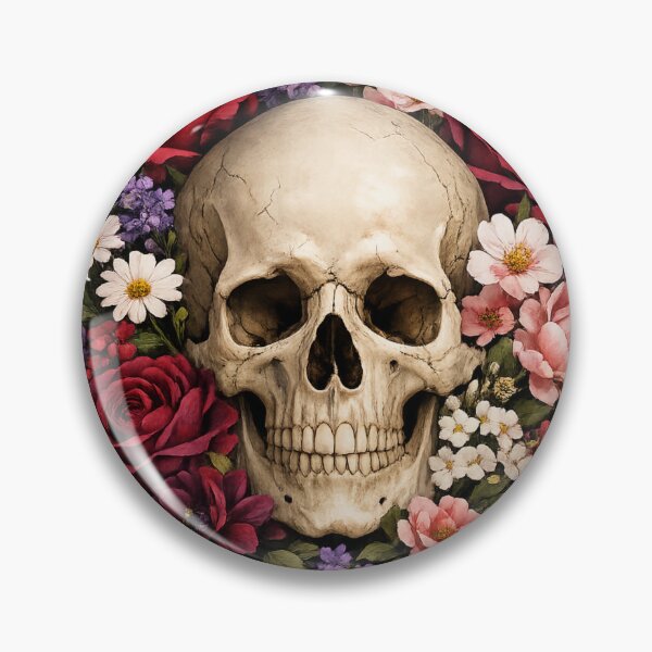 Item preview, Floral Skull with Roses designed and sold by photoparadise22.