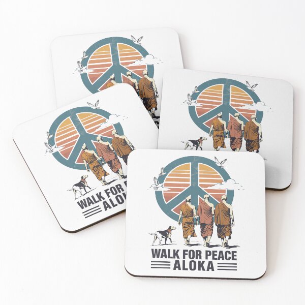 Item preview,  Walk for Peace Monks with Aloka Dog  designed and sold by CriseldaBruning.