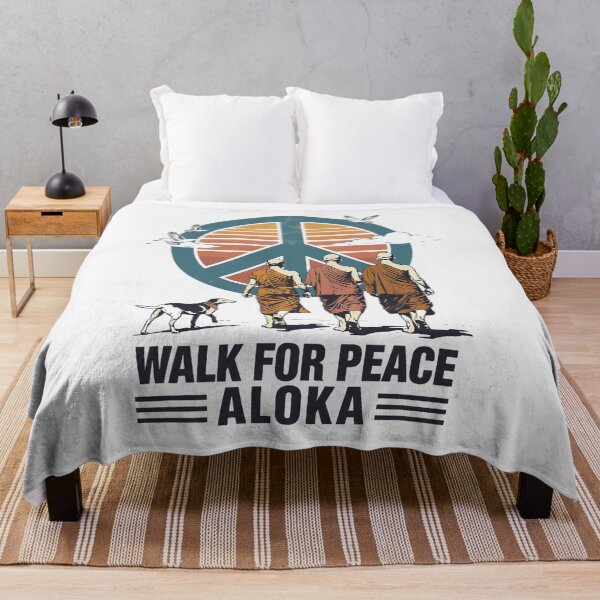 Item preview,  Walk for Peace Monks with Aloka Dog  designed and sold by CriseldaBruning.