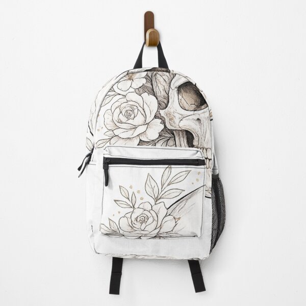 Item preview, Floral Skull Line Art designed and sold by photoparadise22.