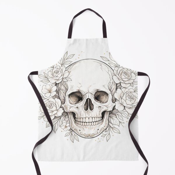 Item preview, Floral Skull Line Art designed and sold by photoparadise22.