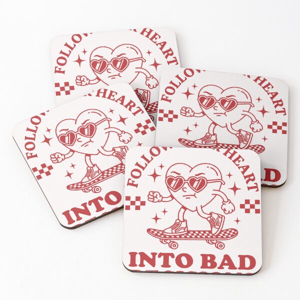 Item preview, Retro Skater Heart Bad Decisions Streetwear designed and sold by AdyKurniawan.