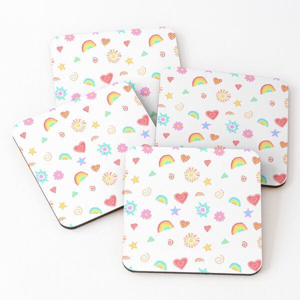 Item preview, Rainbows, hearts, flowers, swirls and sunshine designed and sold by skunkandpumpkin.
