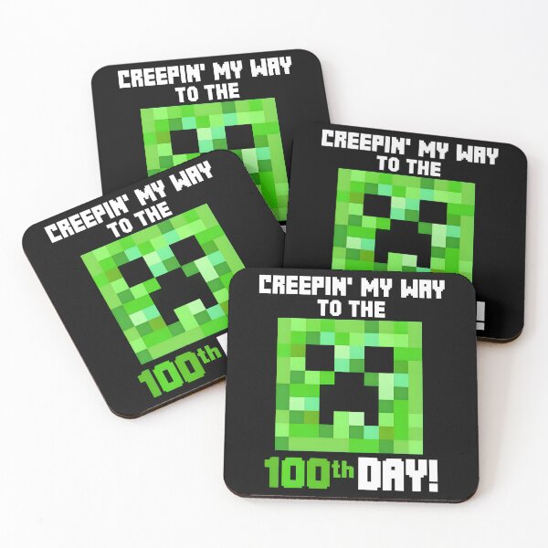 Item preview, Creepin' My Way to The 100th Day Gamers 100 Days Smarter Boy designed and sold by jakaun.
