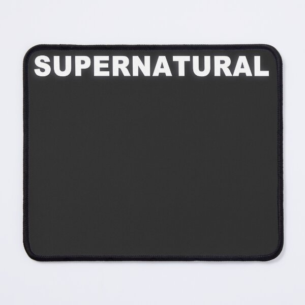 Item preview, SUPERNATURAL — White Minimal Bold Type Statement designed and sold by WORDPAUSE.