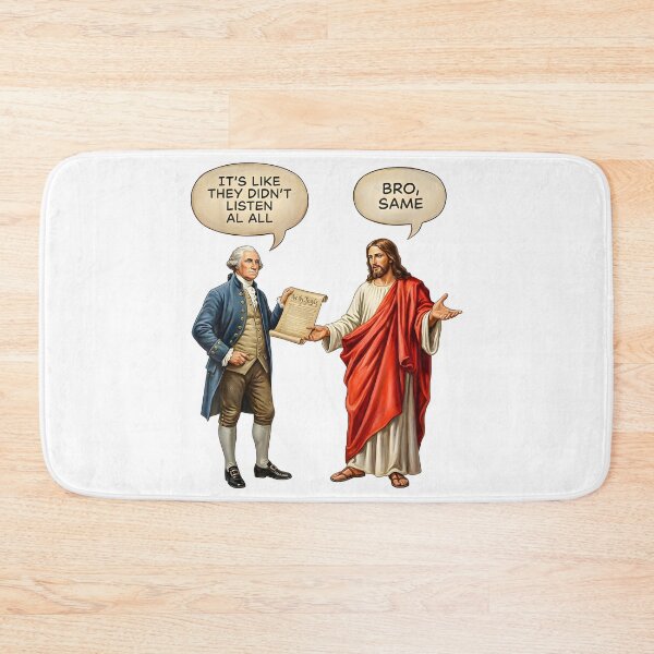 Item preview, George Washington And Jesus It's Like They Aren't Listening Dude I Know designed and sold by jakaun.