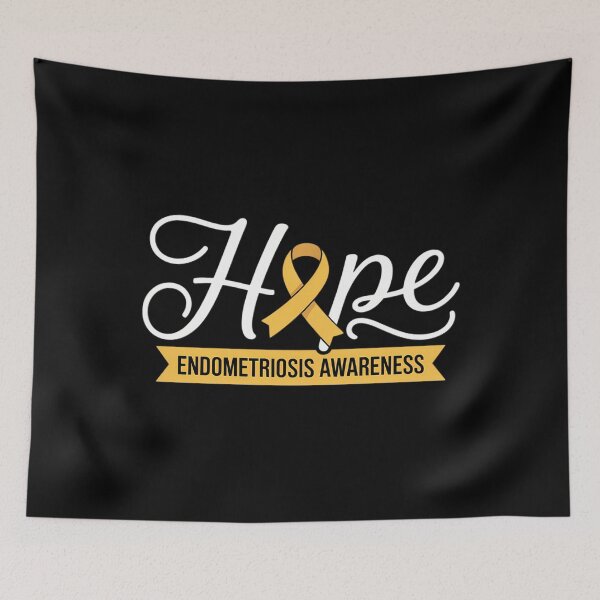 Item preview, Hope Endometriosis Awareness Month Endo Support Ribbon designed and sold by lilensgavadur.