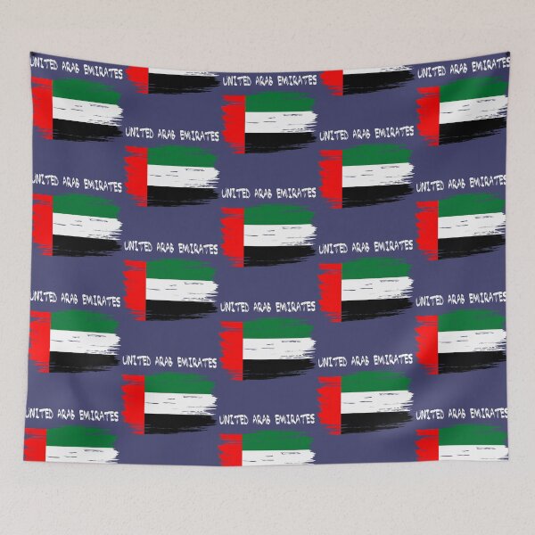 Item preview, UAE Flag Artistic Brush Stroke – Proud Emirati Heritage designed and sold by mashmosh.