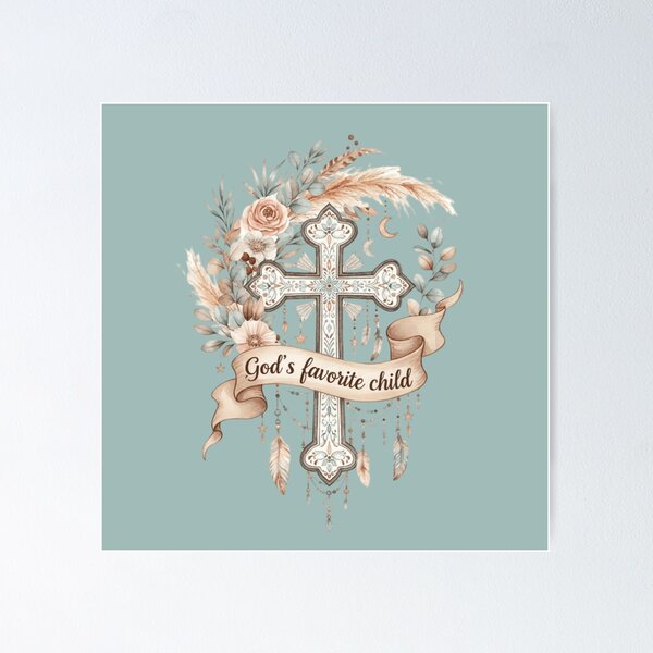 Item preview, God's favorite child  designed and sold by Roxburylane.