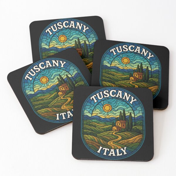 Item preview, Tuscany Italy Europe Stained Glass Travel designed and sold by TomFrontierArt.