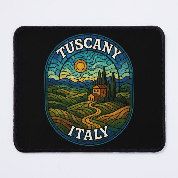 Item preview, Tuscany Italy Europe Stained Glass Travel designed and sold by TomFrontierArt.