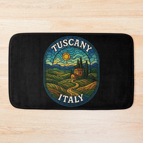 Item preview, Tuscany Italy Europe Stained Glass Travel designed and sold by TomFrontierArt.