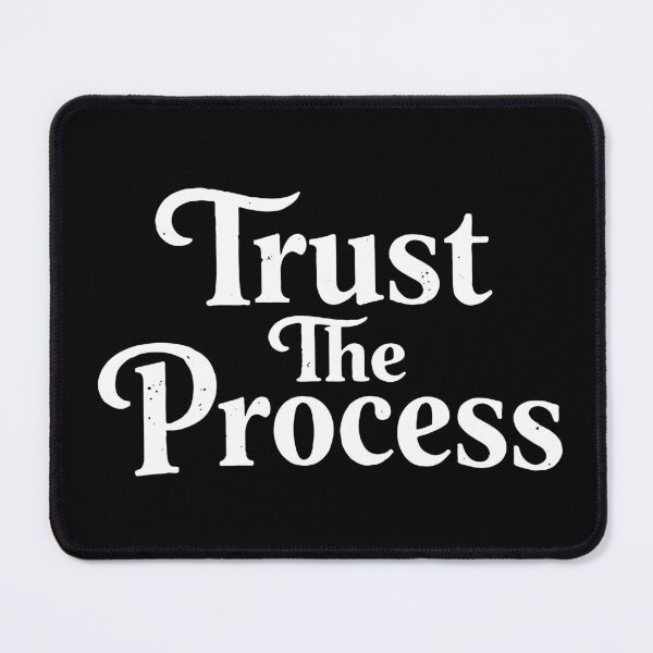 Item preview, Trust The Process – Minimalist Motivation Typography Design designed and sold by Ramkumar2025.