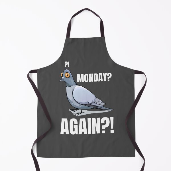 Item preview, Monday Again Shocked Pigeon Funny Work Humor T-Shirt designed and sold by JustFunnyStuff.