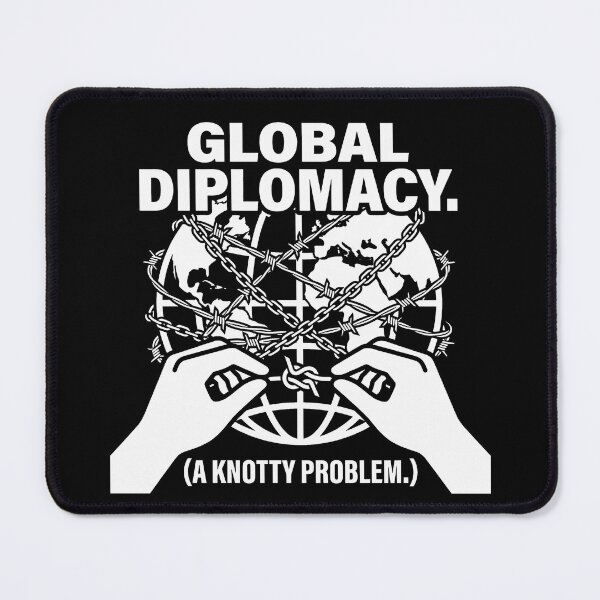 Item preview, Global Diplomacy - Knotty Problem Barbed Wire designed and sold by TextCrew.