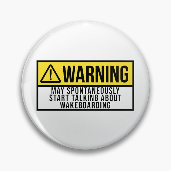 Item preview, Wakeboard Warning designed and sold by XCIV.